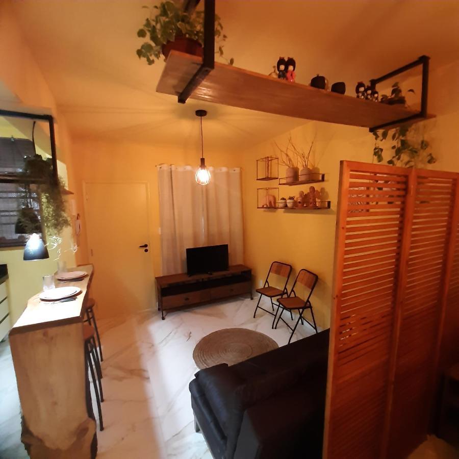 Sala Living 609 S Vicente Book Appartamento São Vicente Esterno foto